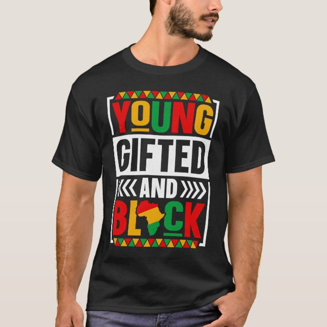 Young ed And Black T-Shirt (Front)