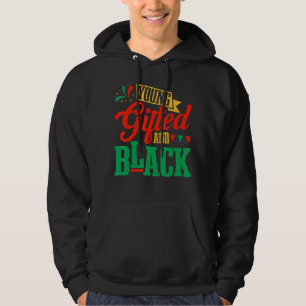 Young Ed & Black African Black History Month Men W Hoodie