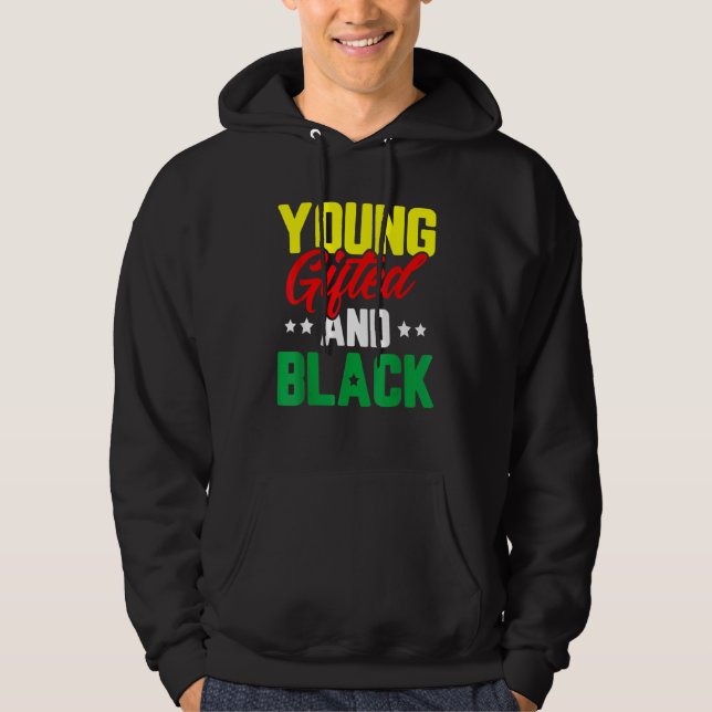 Young Ed Black African Pride Black History Hoodie (Front)