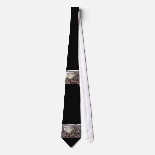 Young elephant seal tie (Front)