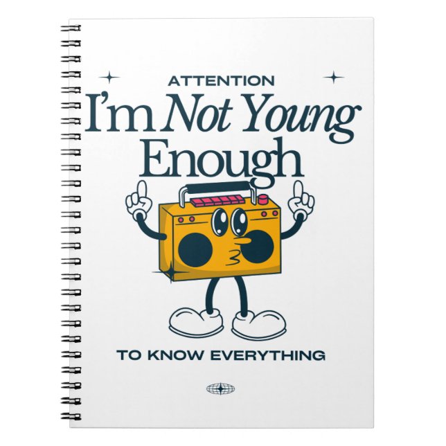 young enough notebook (Front)