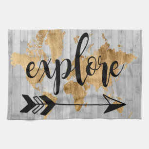Young Explorer V Tea Towel