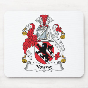 Young Family Crest Mouse Mat
