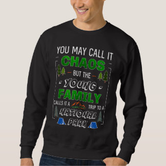 Young Family National Park Vacation Trip Matching Sweatshirt
