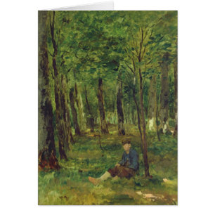 Young Farmer sitting in the Forest, 1878
