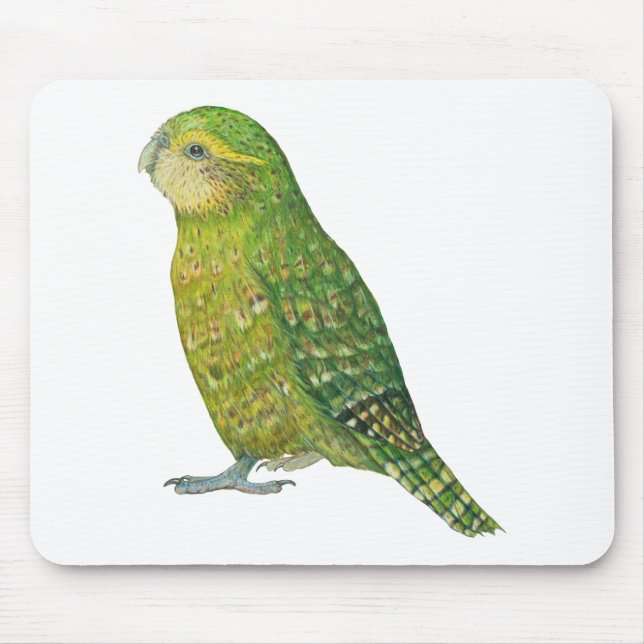 Young Female Kakapo Mouse Mat (Front)