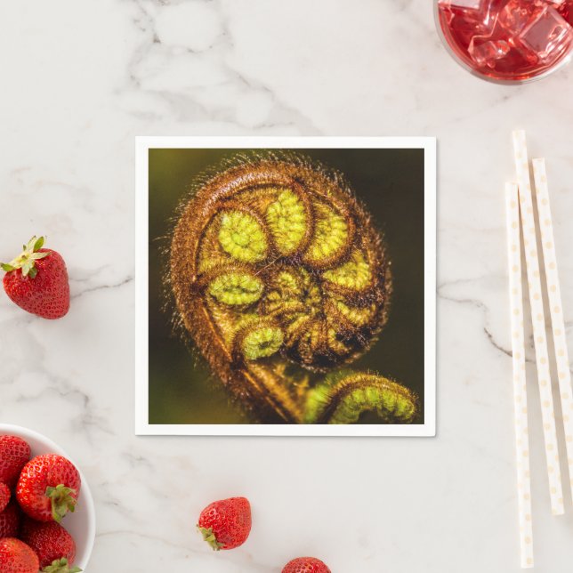 Young Fern Leaves Napkin (Insitu)