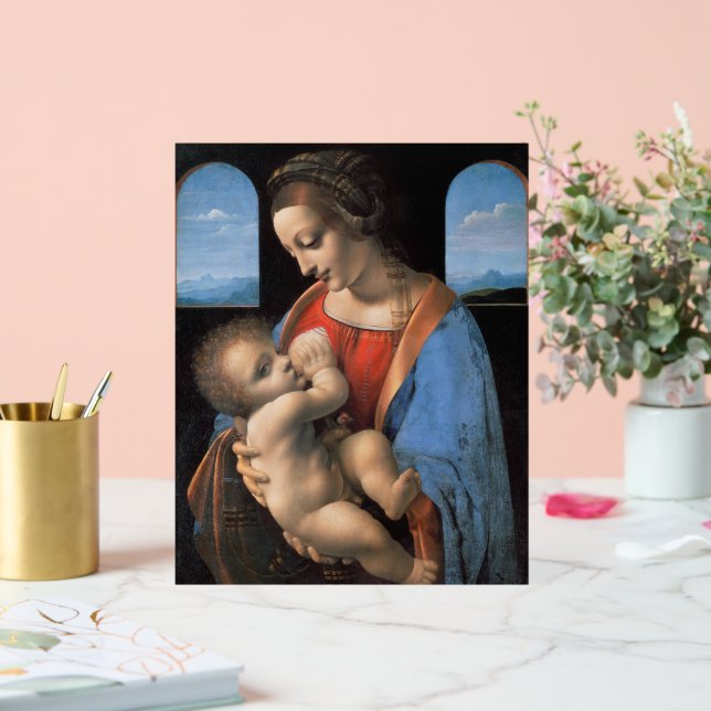 Young Fiancée (1495) painting by Leonardo Vinci Acrylic Sign (Wedding)