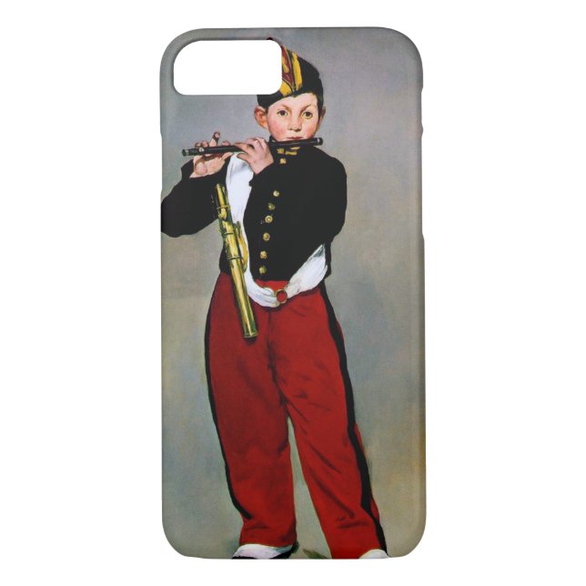 Young Flautist, The Fifer, Edouard Manet, 1866 Case-Mate iPhone Case (Back)
