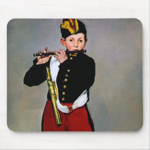 Young Flautist, The Fifer, Edouard Manet, 1866 Mouse Mat
