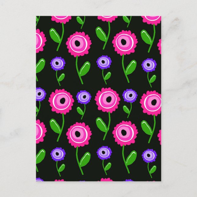 Young Florals Postcard (Front)