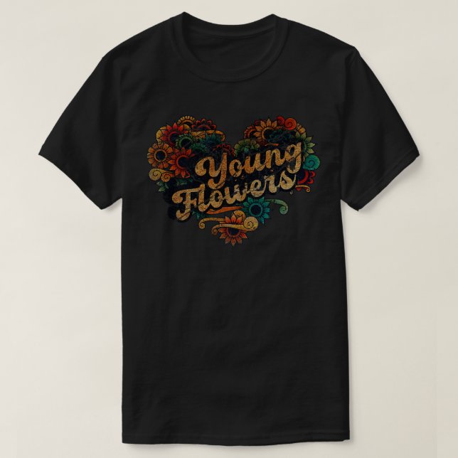 Young Flowers Gloomy T-Shirt (Design Front)