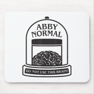 Young Frankenstein Abby Normal Funny Halloween _3  Mouse Mat