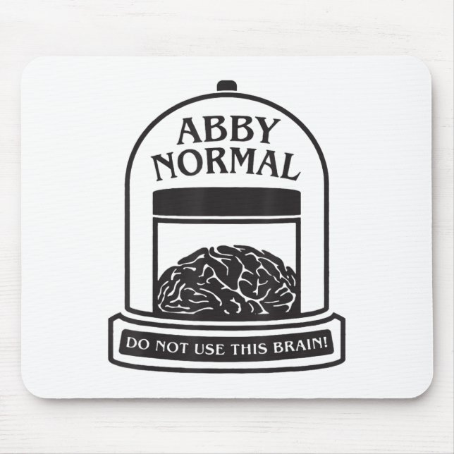 Young Frankenstein Abby Normal Funny Halloween _3  Mouse Mat (Front)