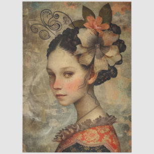Young French Lady IV Tissue Paper