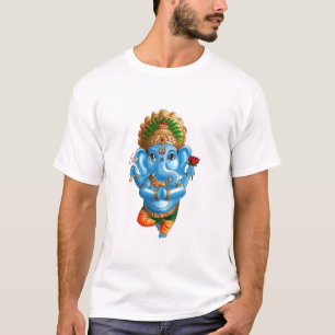 YOUNG GANESHA IN A VRUKSHASANA(TREE) YOGA POSE T-Shirt