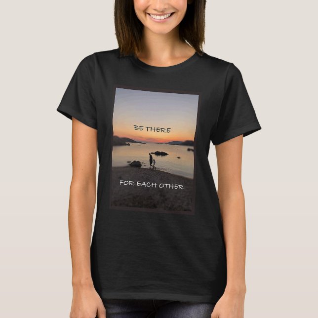 Young Gemini Be there Sunset Photo Men Women Youth T-Shirt (Front)