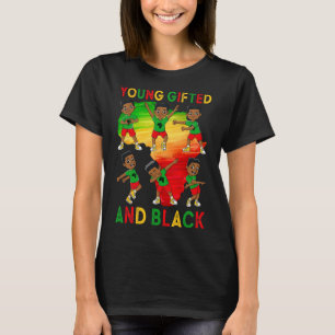Young Gifted And Black Boys Kids Juneteenth Young  T-Shirt