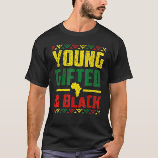 Young Gifted And Black History African American Me T-Shirt
