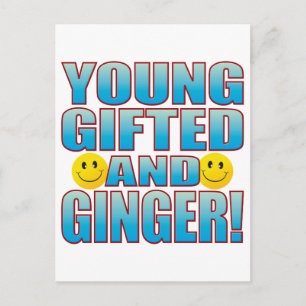 Young Ginger Life B Postcard