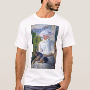 Young Girl and Her Dog, Mary Cassatt T-Shirt