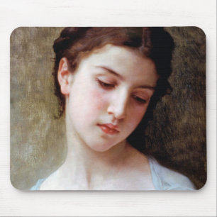 Young Girl, Bouguereau Mouse Mat
