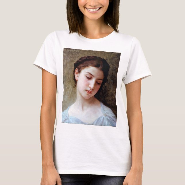Young Girl, Bouguereau T-Shirt (Front)