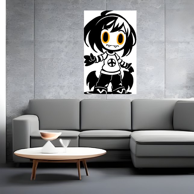 Young girl creature | AI Art Poster (Creator Uploaded)