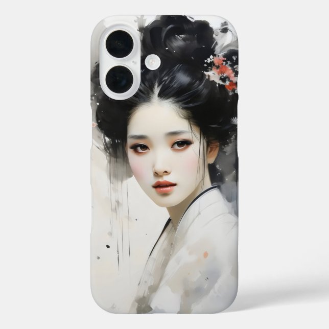 Young Girl Geisha Case-Mate iPhone Case (Back)