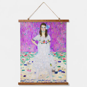 Young Girl, Gustav Klimt Hanging Tapestry
