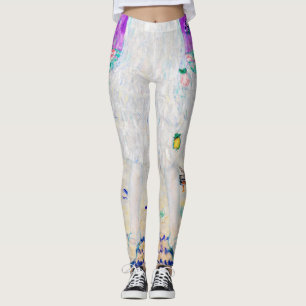 Young Girl, Gustav Klimt Leggings