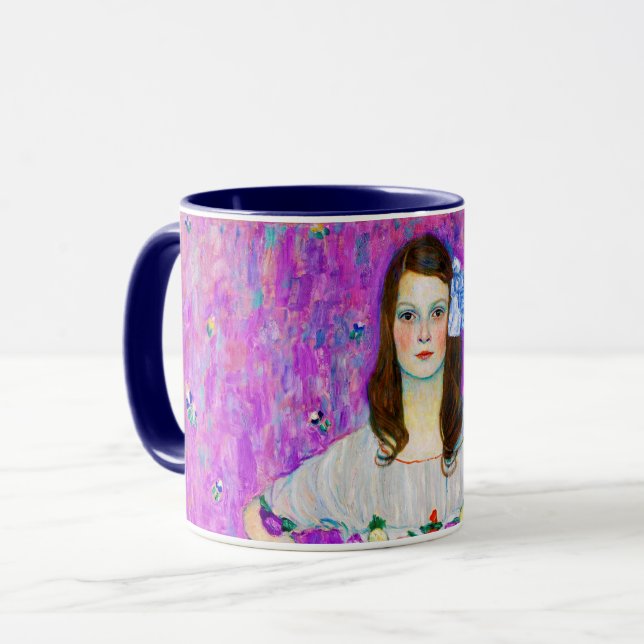 Young Girl, Gustav Klimt Mug (Front Left)