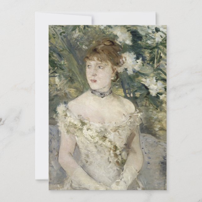 Young Girl in a Ball Gown | Berthe Morisot (Front)