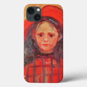 Young Girl in a Red Hat iPhone 13 Case