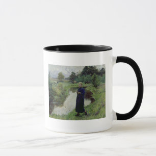 Young Girl in the Fields, Mug