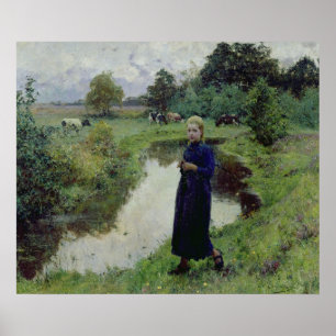 Young Girl in the Fields, Poster