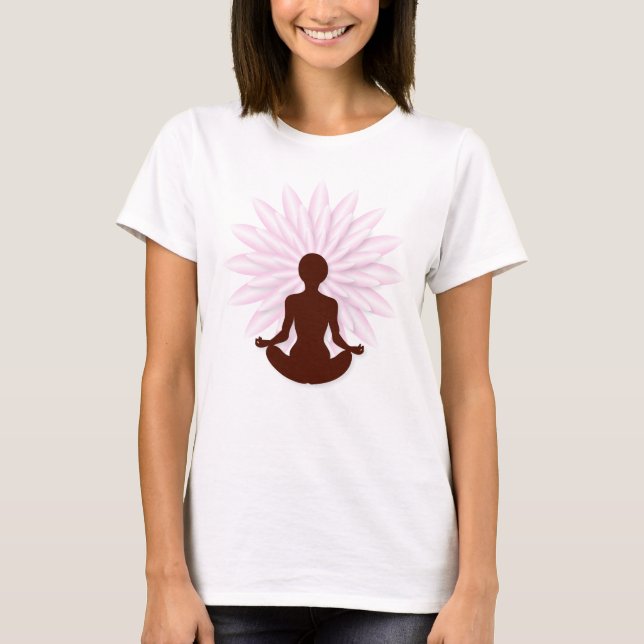 Young girl practising yoga T-Shirt (Front)