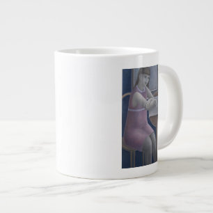Young Girl Reading 2008 Large Coffee Mug
