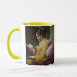 Young Girl Reading, c.1776 Mug