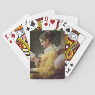 Young Girl Reading, c.1776 Playing Cards