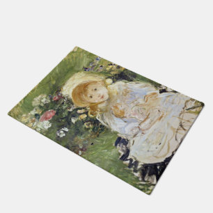 Young Girl with a Doll (by Berthe Morisot) Doormat