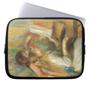 Young Girls at Piano by Pierre Renoir Laptop Sleeve