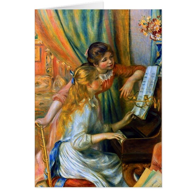 Young Girls at the Piano by Pierre Renoir (Front)