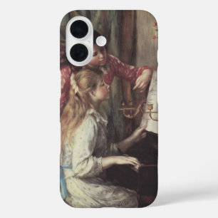 Young Girls at the Piano by Pierre Renoir iPhone 16 Case