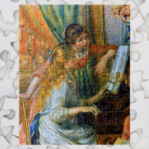 Young Girls at the Piano by Pierre Renoir Jigsaw Puzzle