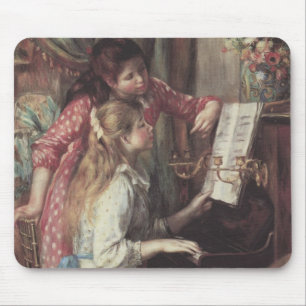 Young Girls at the Piano by Pierre Renoir Mouse Mat
