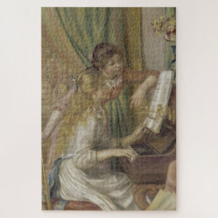 Young Girls at the Piano Jigsaw Puzzle