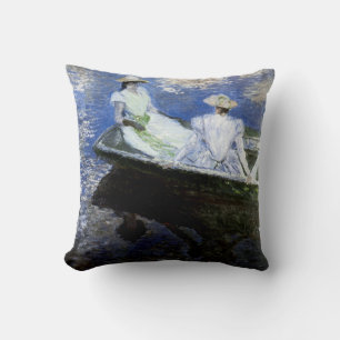 Young Girls in the Rowing Boat Cushion
