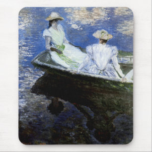 Young Girls in the Rowing Boat Mouse Mat