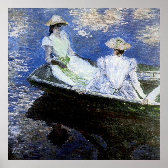 Young Girls in the Rowing Boat Poster (Front)